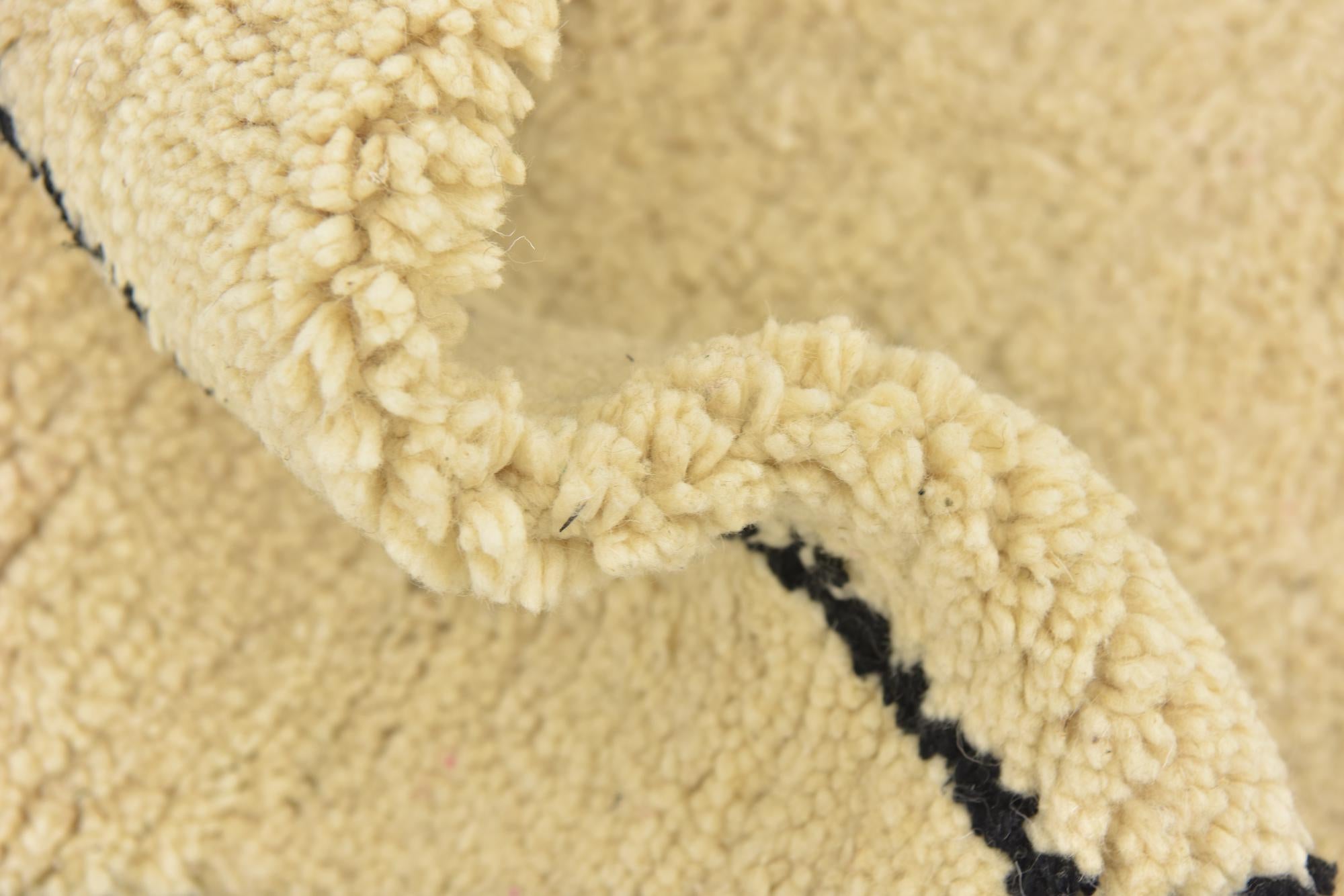 6' 4 x 10' 4 Hand Knotted Moroccan Wool Rug