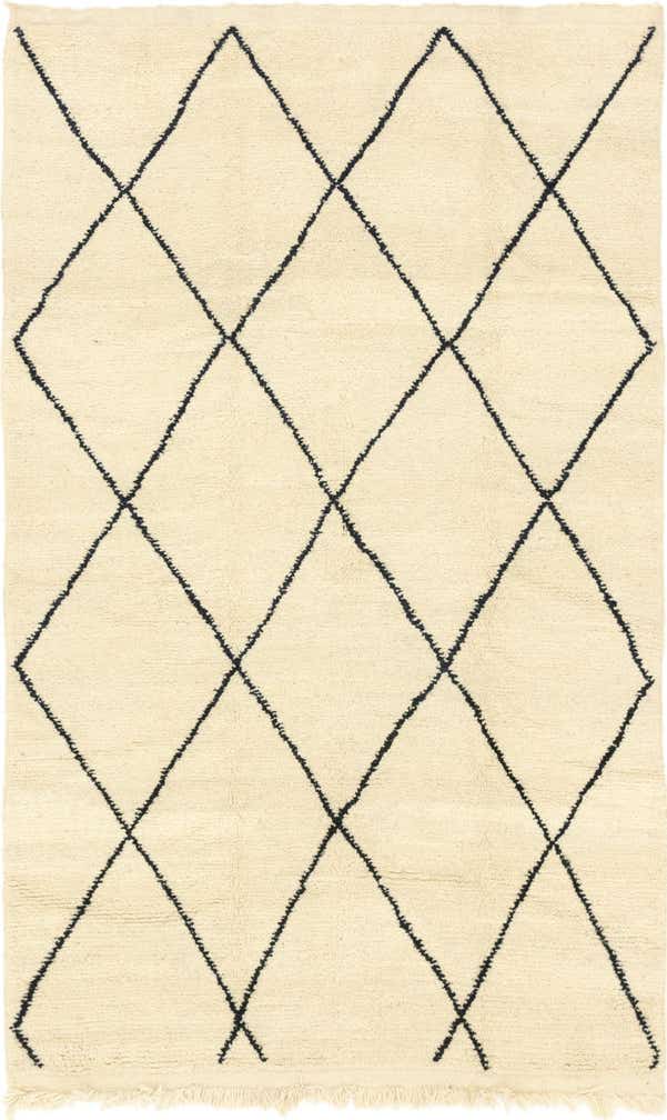 195cm x 315cm Handgeknüpft Marokkanisch Wolle Teppich