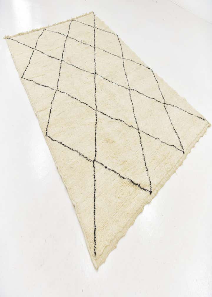 6' 7 x 9' 9 Hand Knotted Moroccan Wool Rug