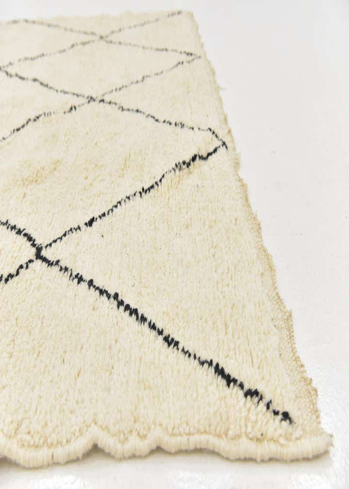 6' 7 x 9' 9 Hand Knotted Moroccan Wool Rug