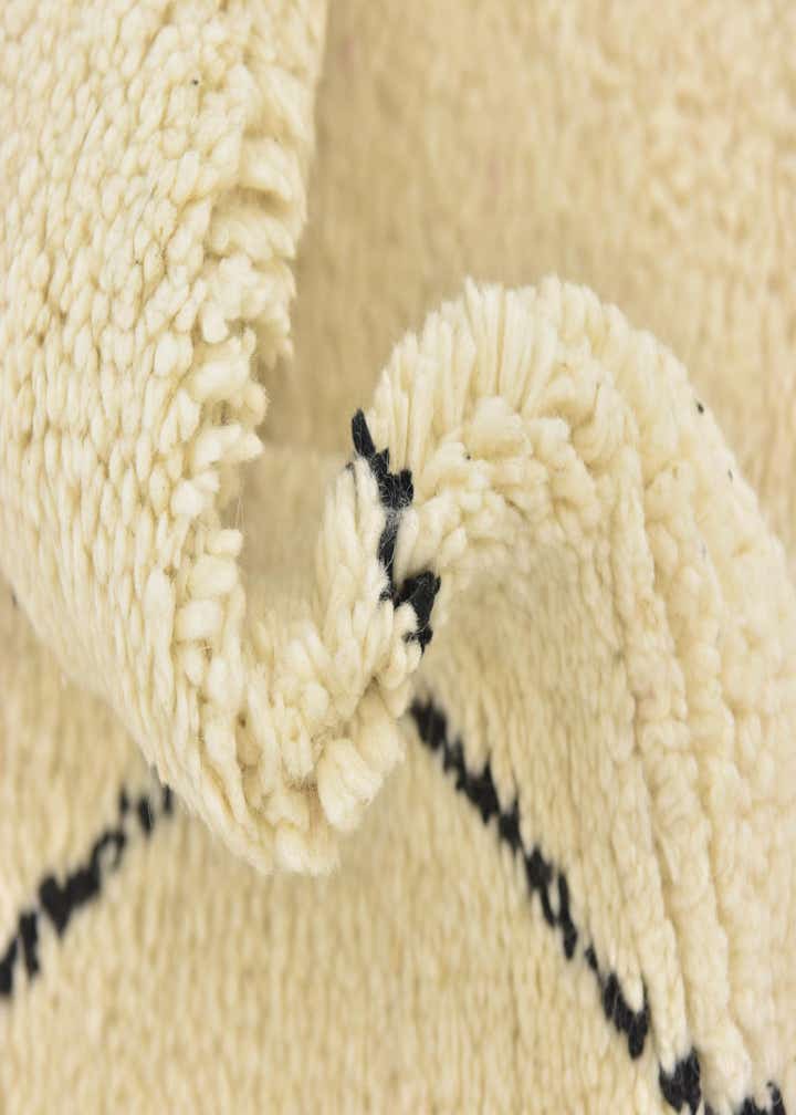 6' 7 x 9' 9 Hand Knotted Moroccan Wool Rug
