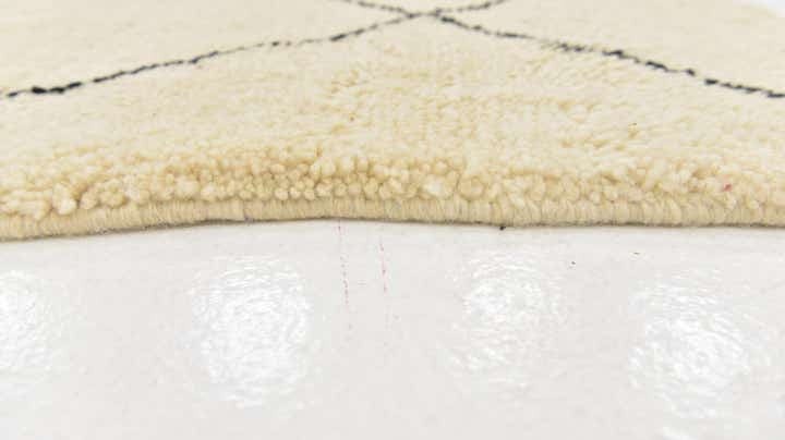 6' 8 x 9' 4 Hand Knotted Moroccan Wool Rug