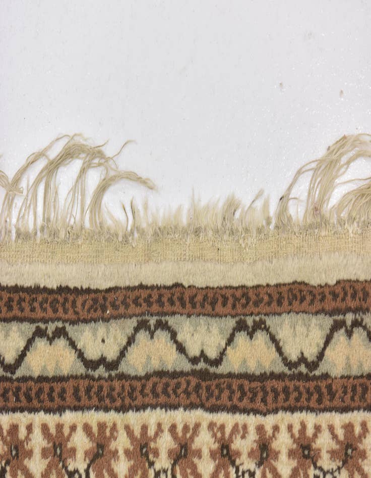 Detail image of 3' 2 x 5' 4  Hand Knotted Moroccan Wool Rug