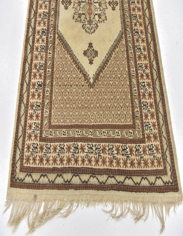 Detail image of 3' 2 x 5' 4  Hand Knotted Moroccan Wool Rug