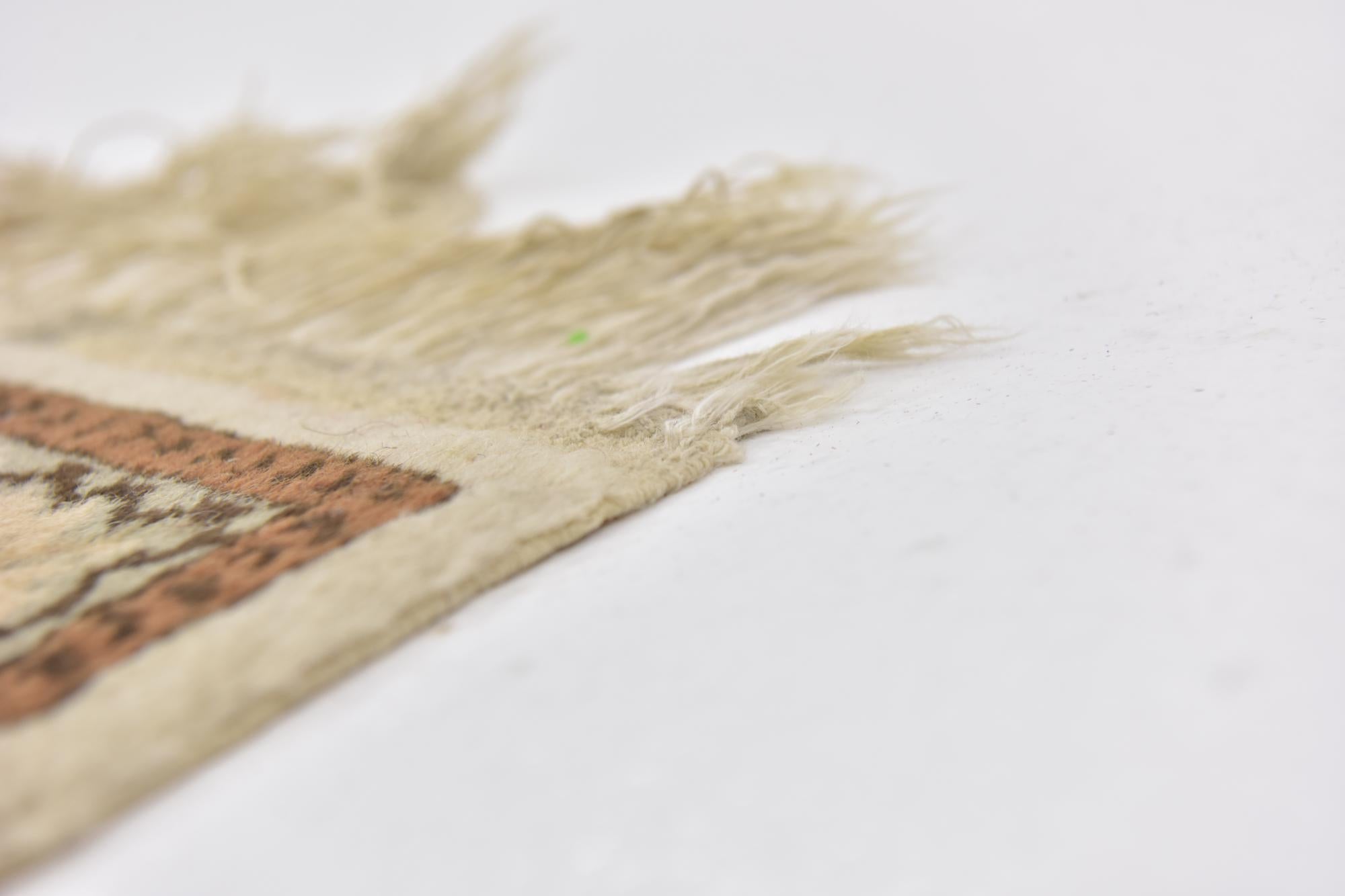 3' 2 x 5' 4 Hand Knotted Moroccan Wool Rug