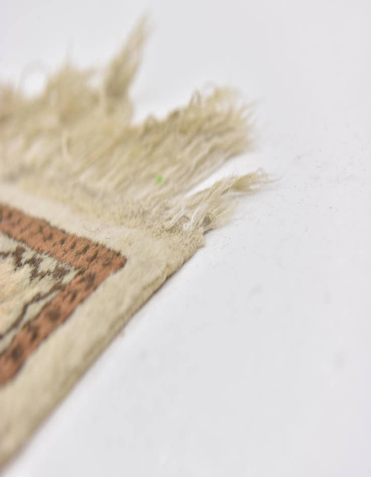 Detail image of 3' 2 x 5' 4  Hand Knotted Moroccan Wool Rug