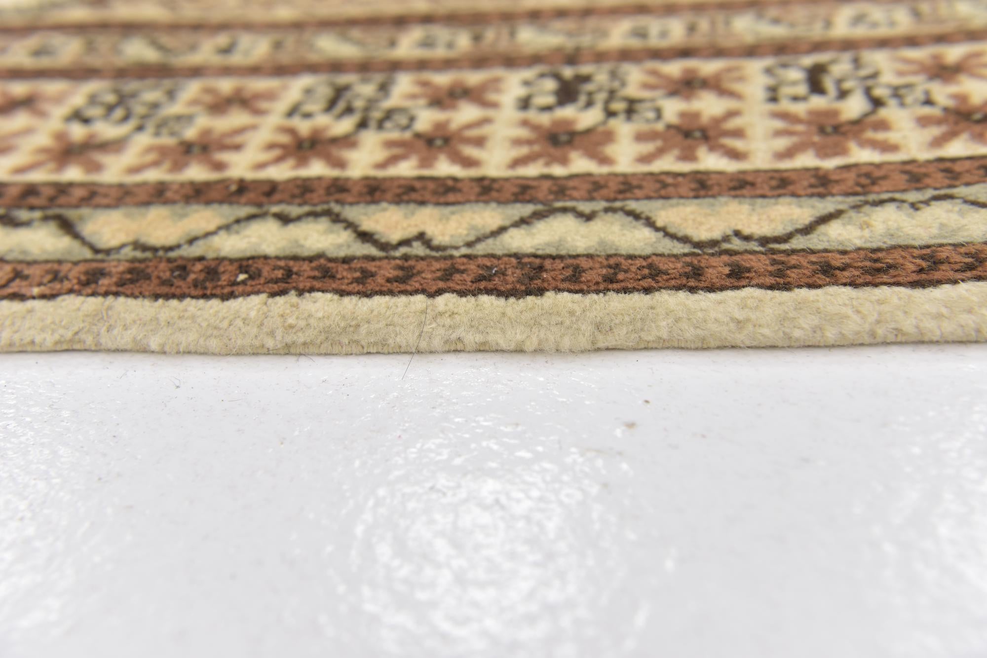 3' 2 x 5' 4 Hand Knotted Moroccan Wool Rug