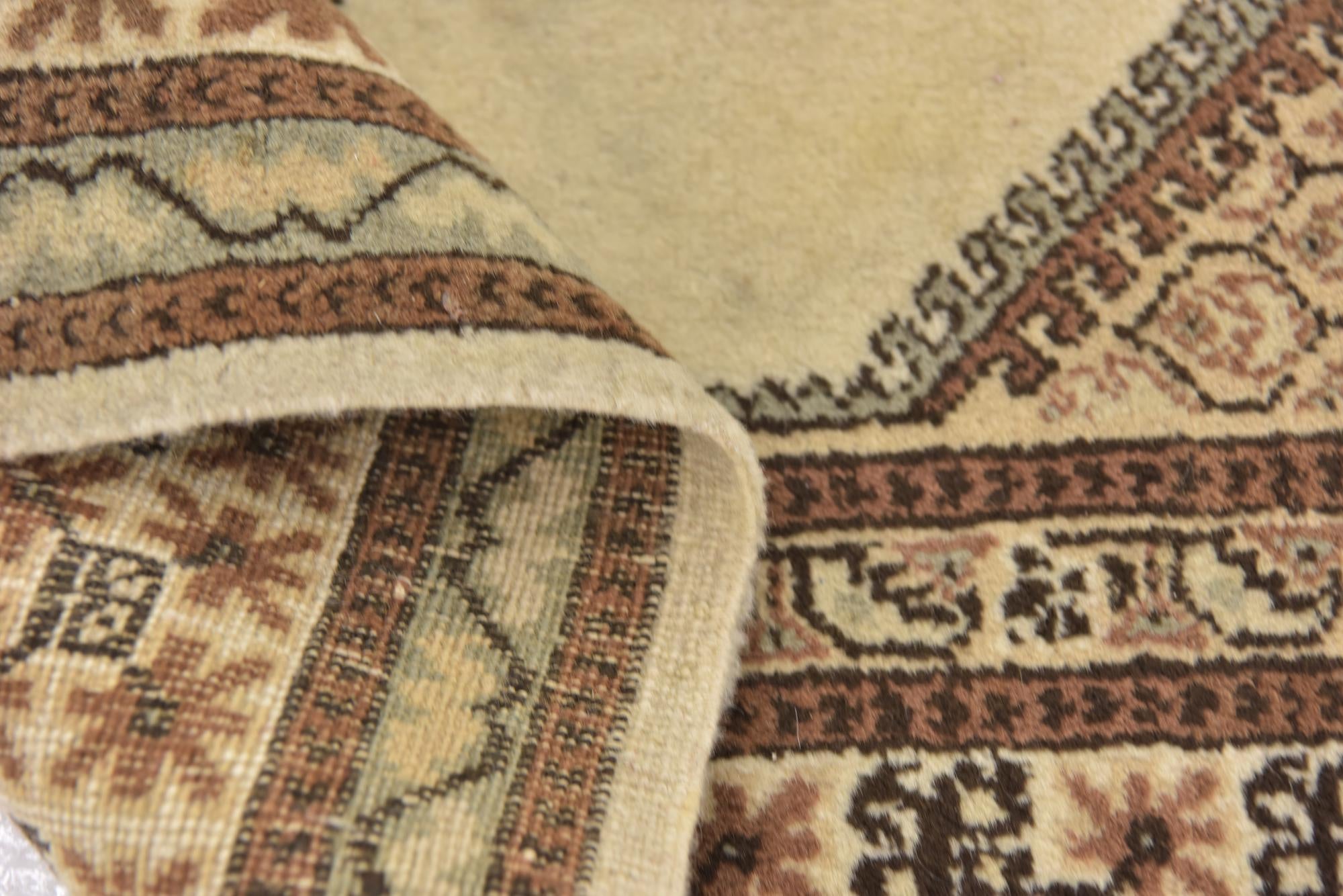 3' 2 x 5' 4 Hand Knotted Moroccan Wool Rug