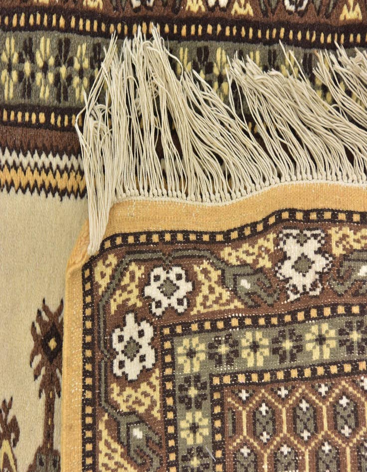 Detail image of 3' x 4' 10 Hand Knotted Moroccan Oriental Wool Rug
