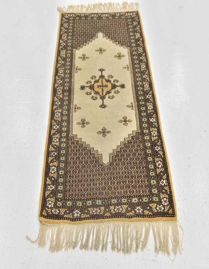 Detail image of 3' x 4' 10 Hand Knotted Moroccan Oriental Wool Rug