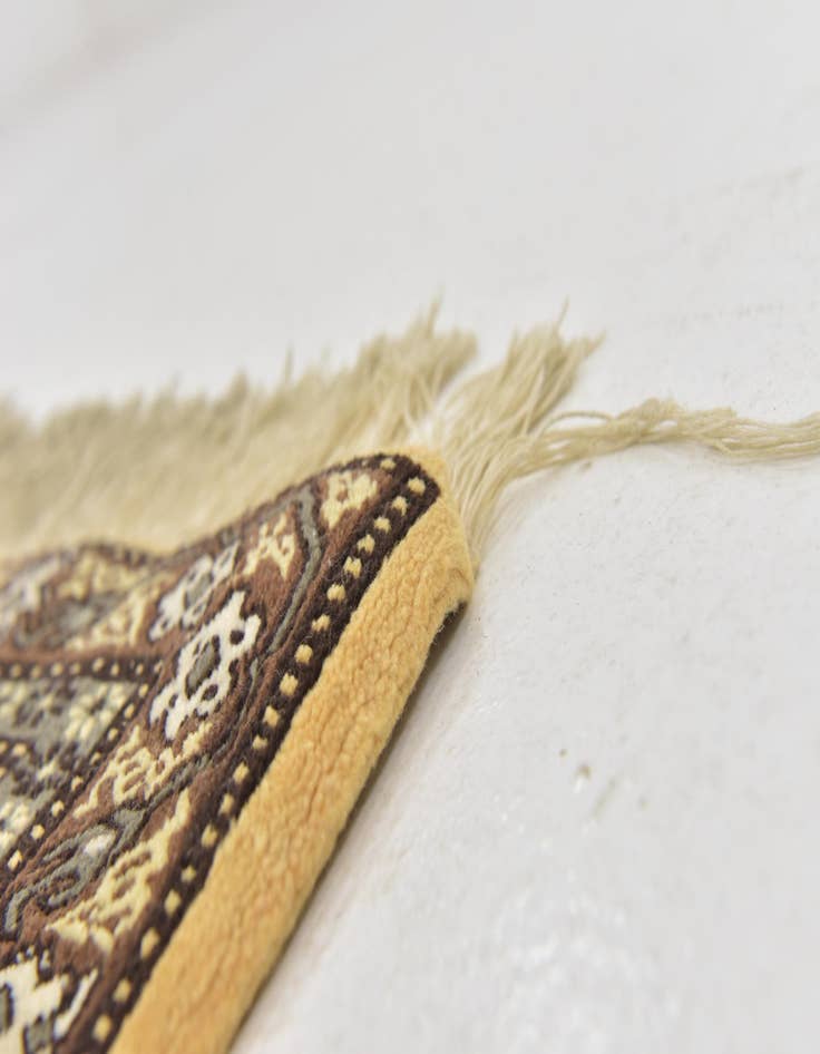 Detail image of 3' x 4' 10 Hand Knotted Moroccan Oriental Wool Rug