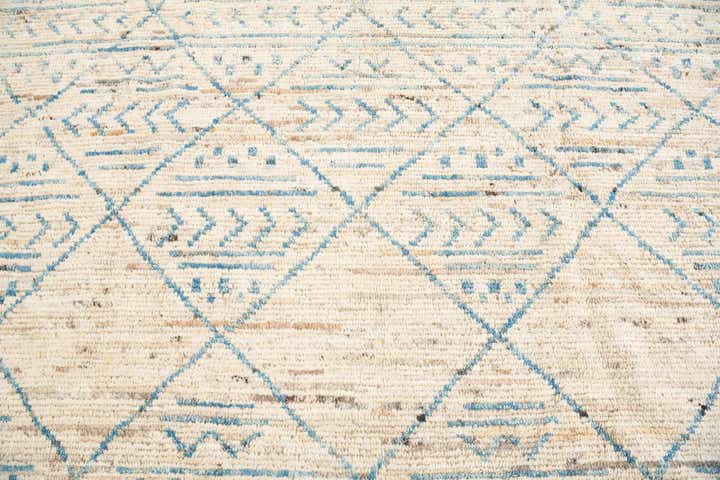 10' 5 x 13' 10 Hand Knotted Moroccan Wool Rug