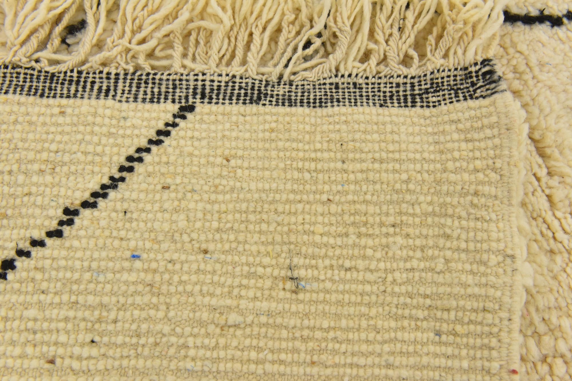 5' 4 x 8' 2 Hand Knotted Moroccan Wool Rug