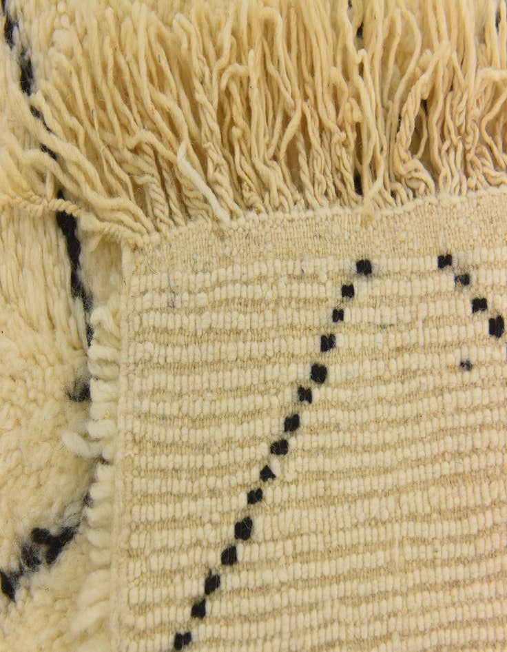 Detail image of 5' 5 x 8' 7  Hand Knotted Moroccan Wool Rug