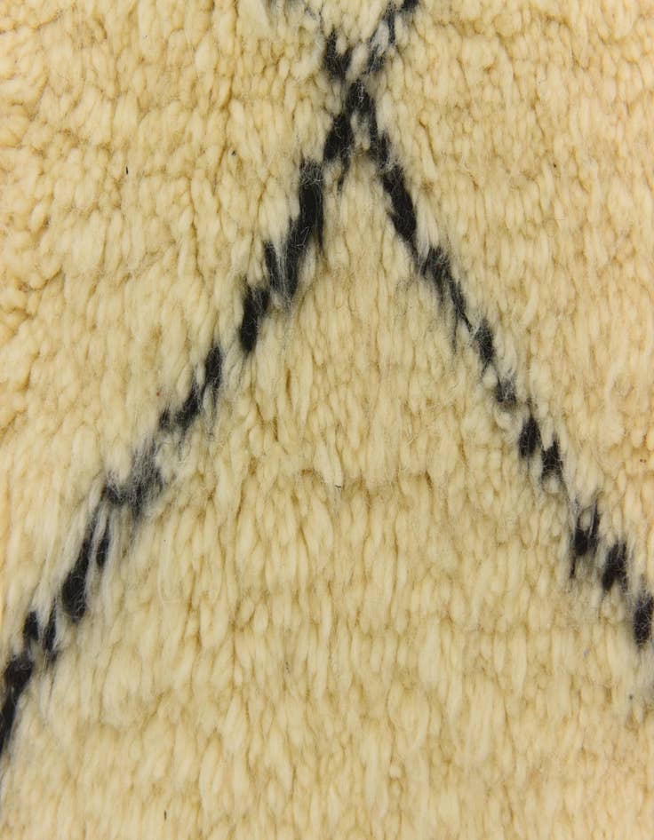 Detail image of 5' 5 x 8' 7  Hand Knotted Moroccan Wool Rug