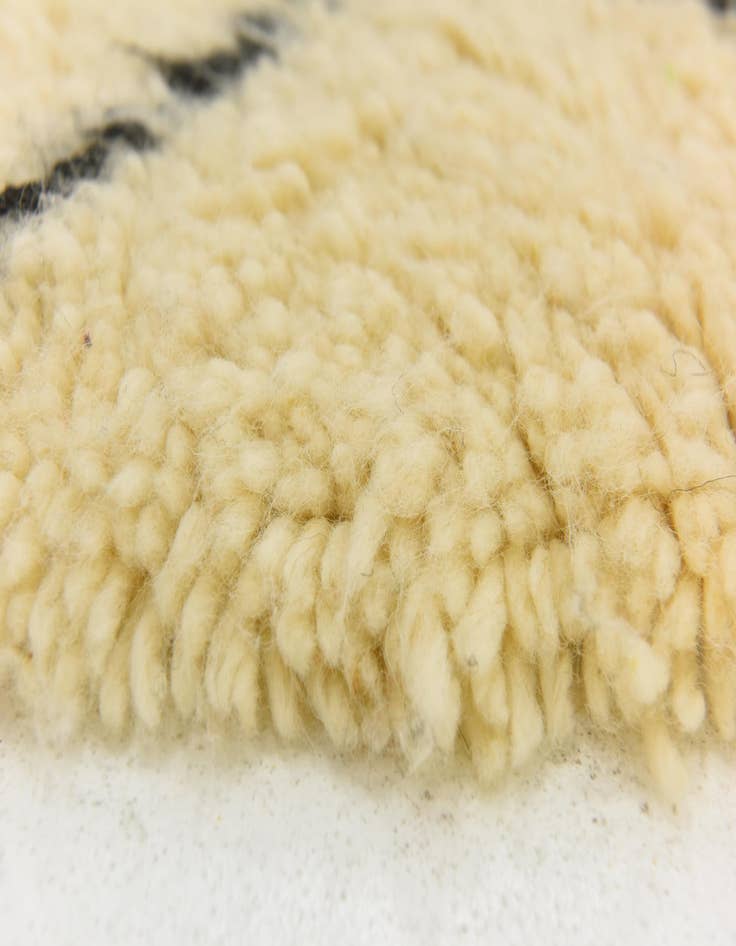 Detail image of 5' 5 x 8' 7  Hand Knotted Moroccan Wool Rug