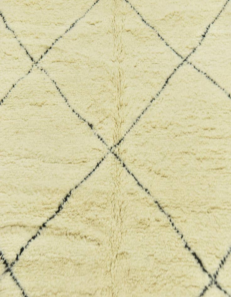 Detail image of 6' 7 x 9' 4  Hand Knotted Moroccan Wool Rug