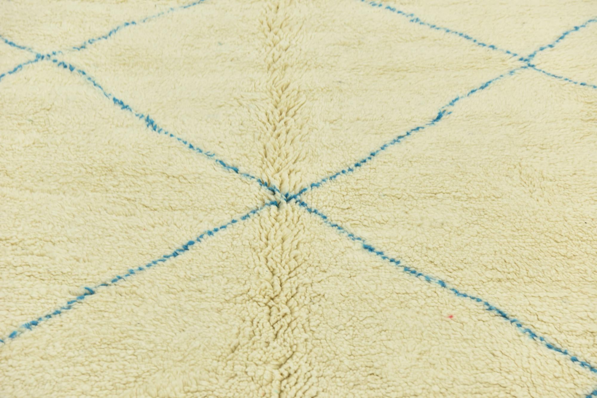 6' 10 x 10' 2 Hand Knotted Moroccan Wool Rug