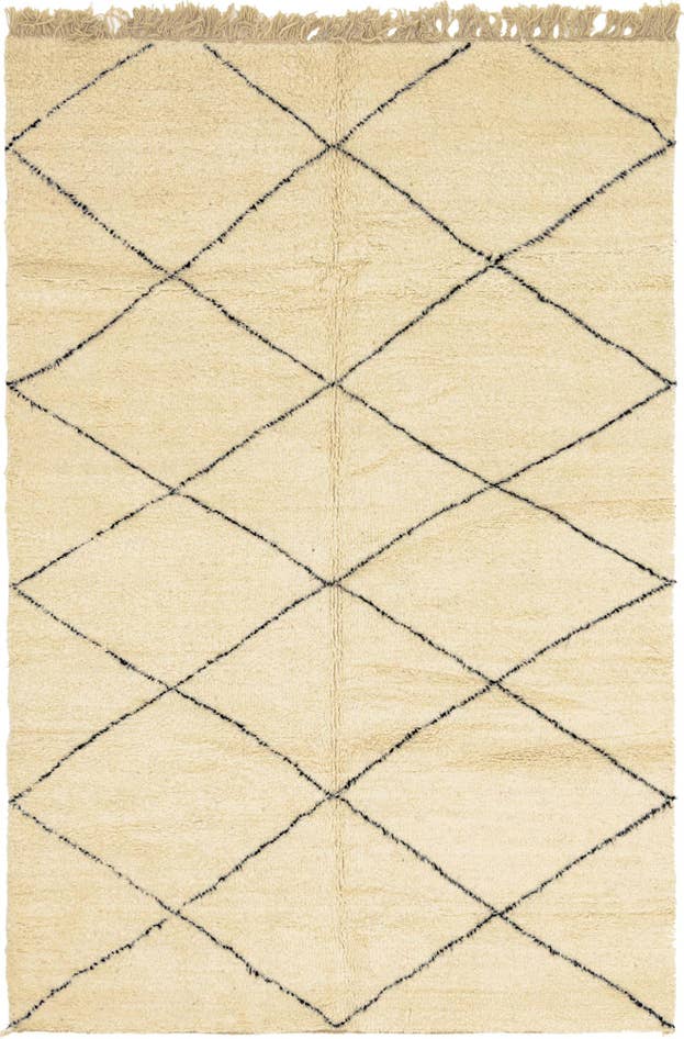 Detail image of 7' x 10' 1 Hand Knotted Moroccan Wool Rug