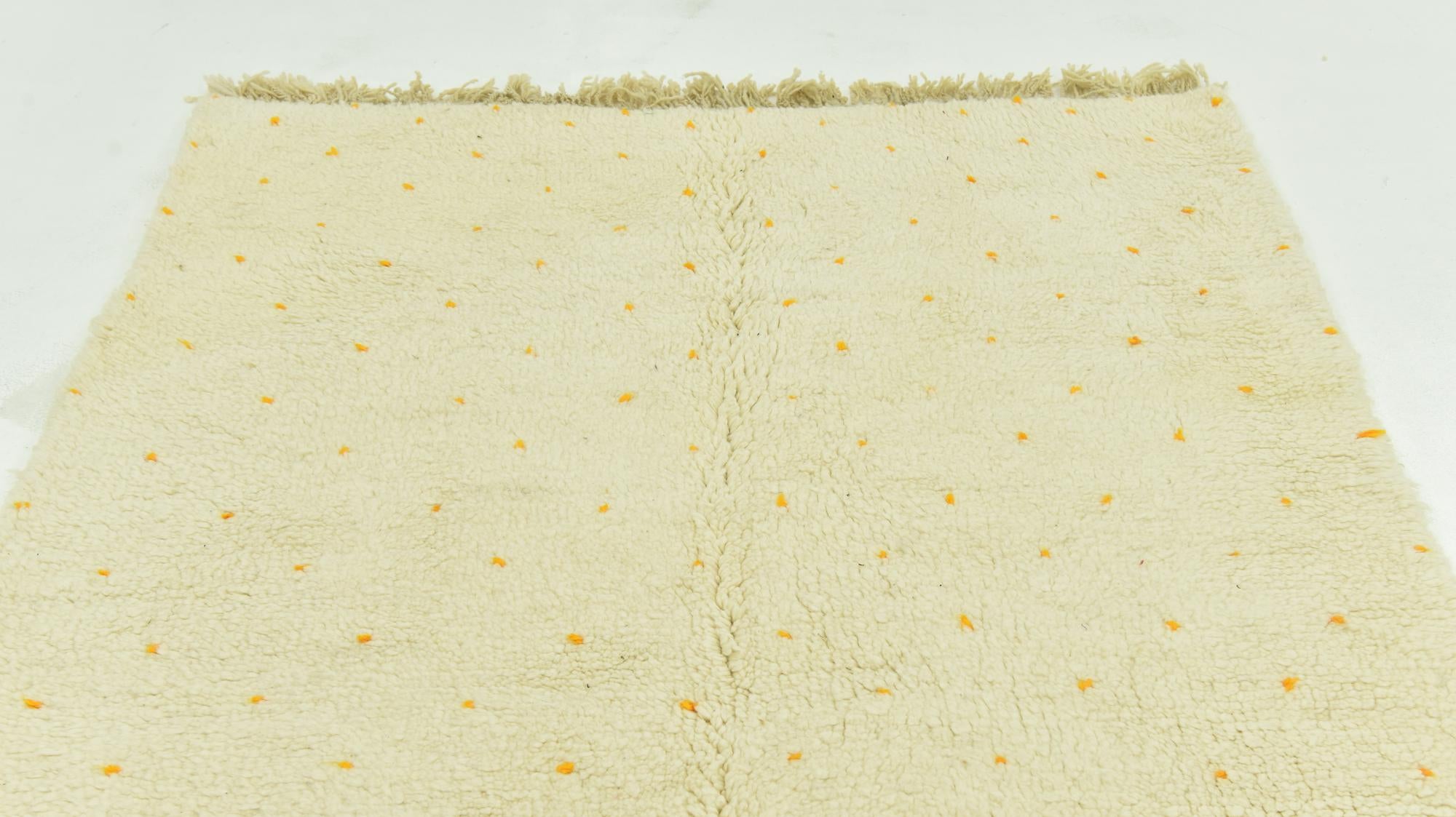 5' 2 x 8' Hand Knotted Moroccan Wool Rug