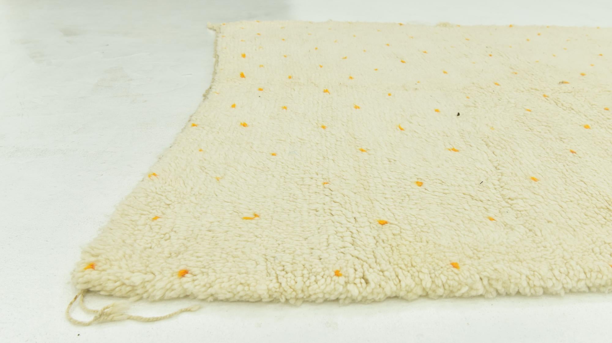 5' 2 x 8' Hand Knotted Moroccan Wool Rug