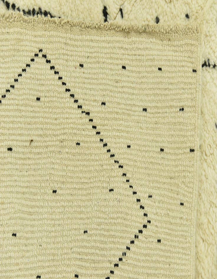 Detail image of 5' 6 x 8' 2  Hand Knotted Moroccan Wool Rug