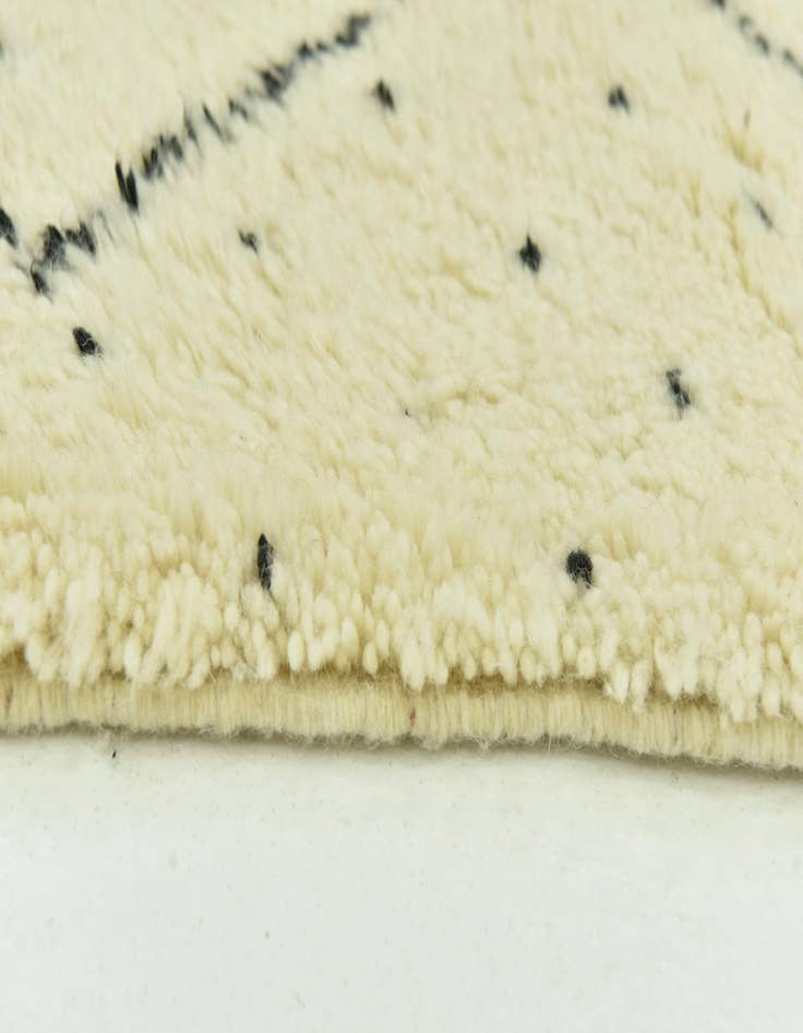 Detail image of 5' 6 x 8' 2  Hand Knotted Moroccan Wool Rug