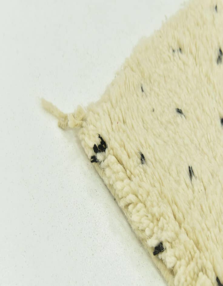 Detail image of 5' 6 x 8' 2  Hand Knotted Moroccan Wool Rug