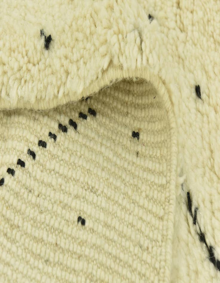 Detail image of 5' 6 x 8' 2  Hand Knotted Moroccan Wool Rug