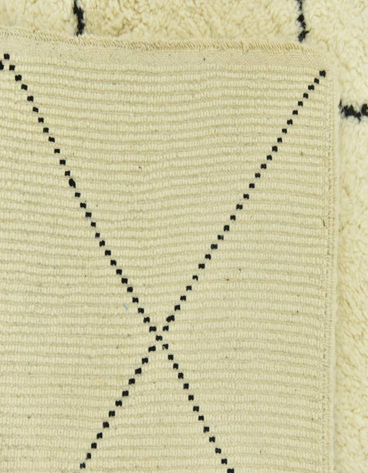 Detail image of 5' 4 x 8' 5  Hand Knotted Moroccan Wool Rug