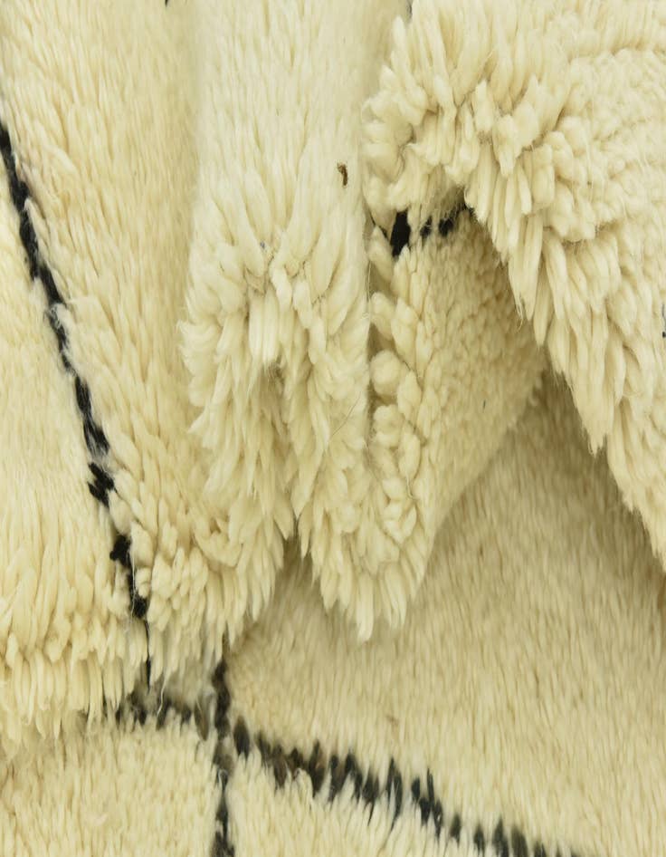 Detail image of 5' 8 x 8'  Hand Knotted Moroccan Wool Rug