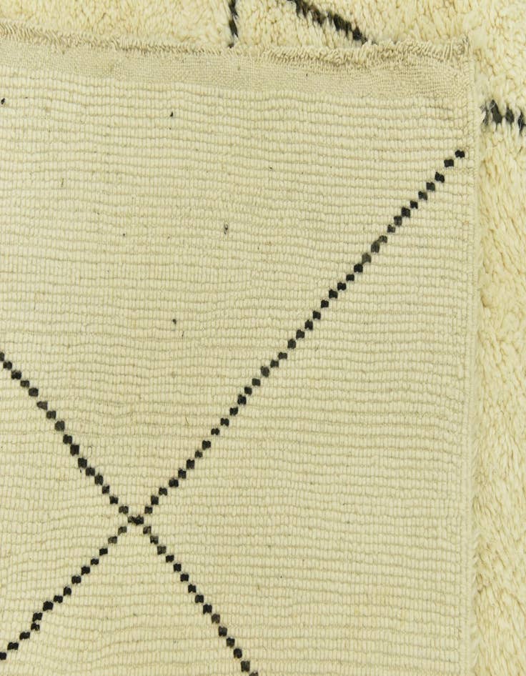 Detail image of 5' 8 x 8'  Hand Knotted Moroccan Wool Rug