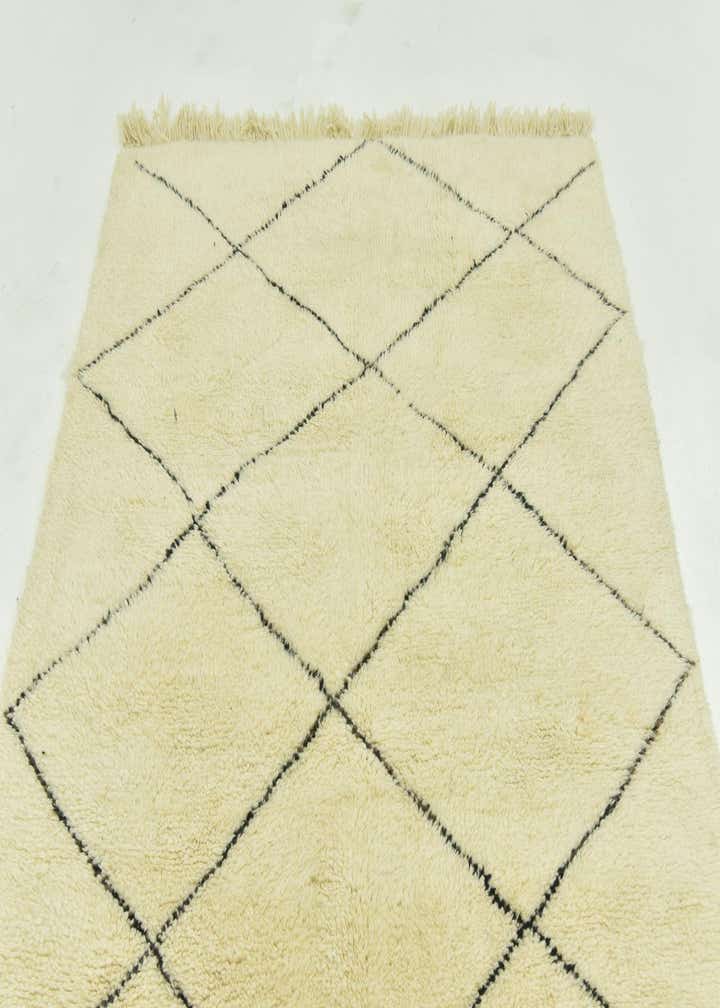 5' 8 x 8' Hand Knotted Moroccan Wool Rug