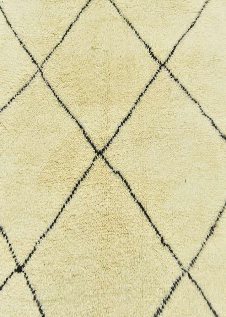 5' 8 x 8' Hand Knotted Moroccan Wool Rug