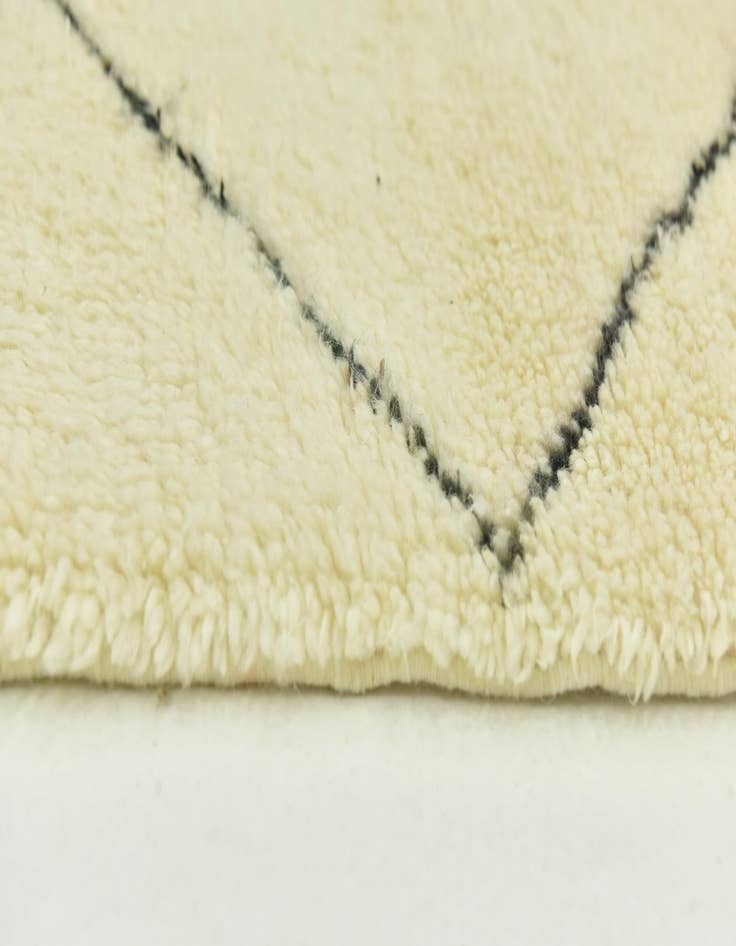 Detail image of 5' 8 x 8'  Hand Knotted Moroccan Wool Rug