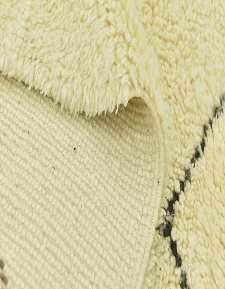 Detail image of 5' 8 x 8'  Hand Knotted Moroccan Wool Rug