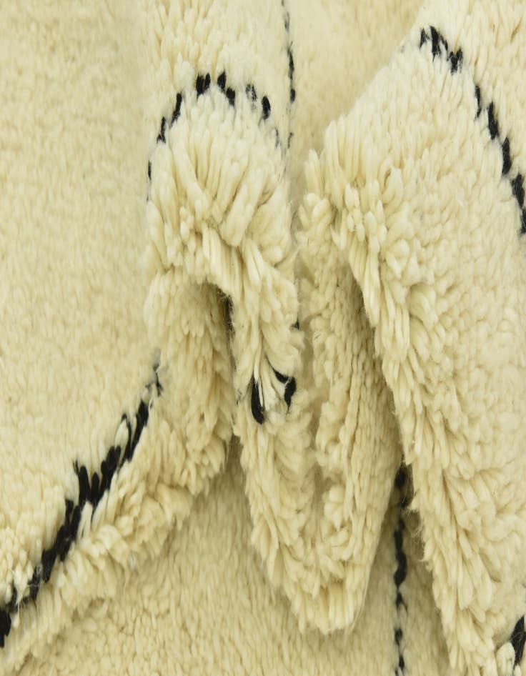 Detail image of 5' 10 x 7' 8  Hand Knotted Moroccan Wool Rug