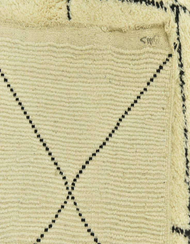 Detail image of 6' 8 x 10' 2  Hand Knotted Moroccan Wool Rug