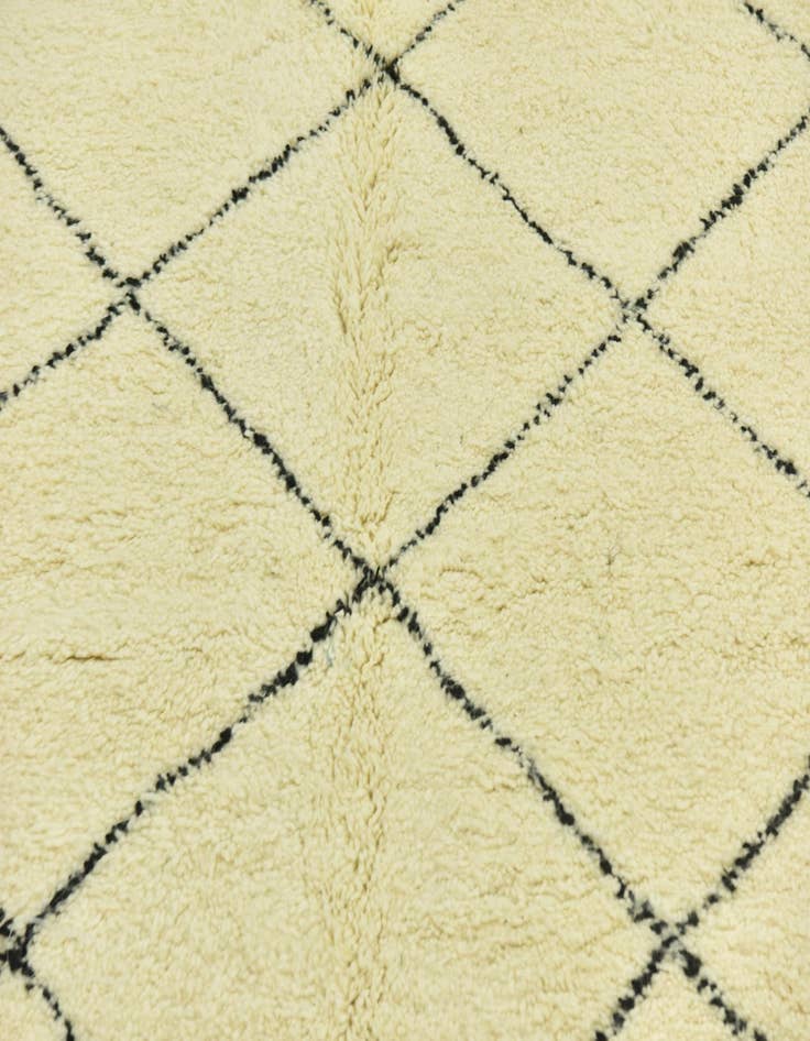 Detail image of 6' 8 x 10' 2  Hand Knotted Moroccan Wool Rug