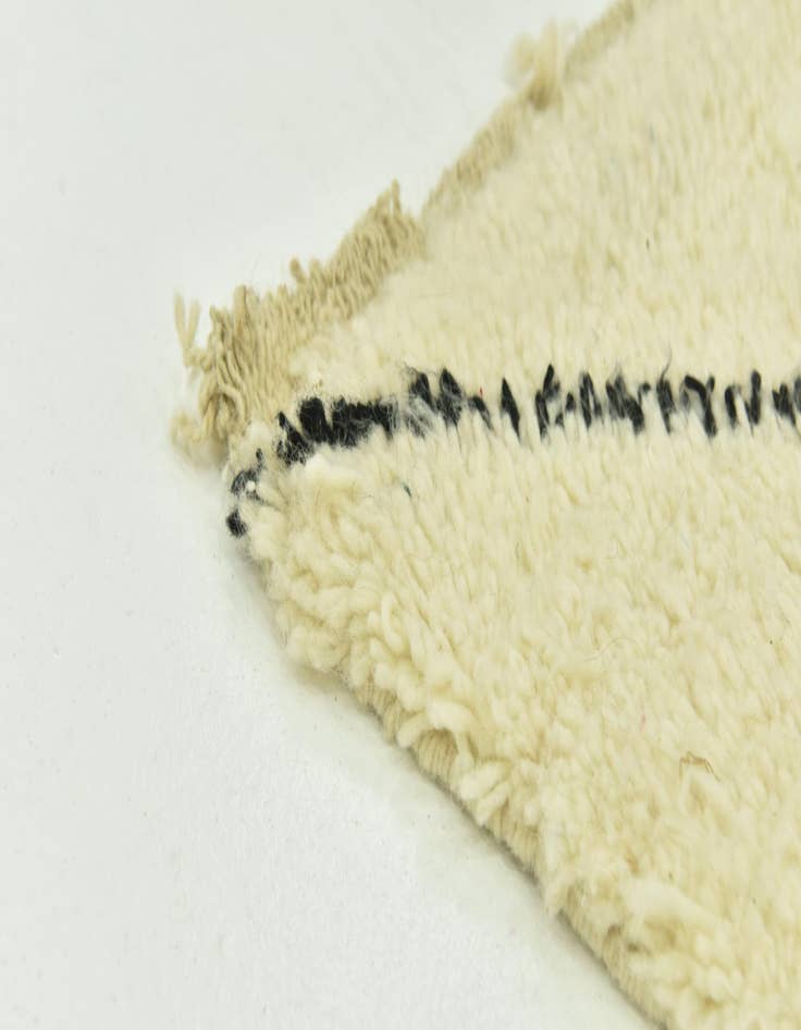 Detail image of 6' 8 x 10' 2  Hand Knotted Moroccan Wool Rug