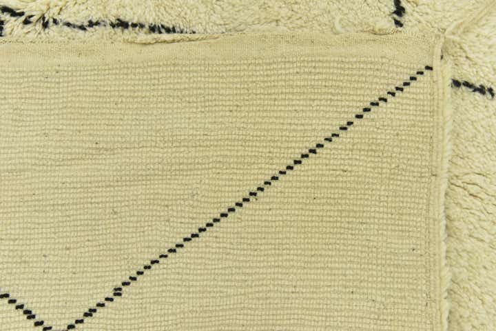 6' 5 x 10' 2 Hand Knotted Moroccan Wool Rug