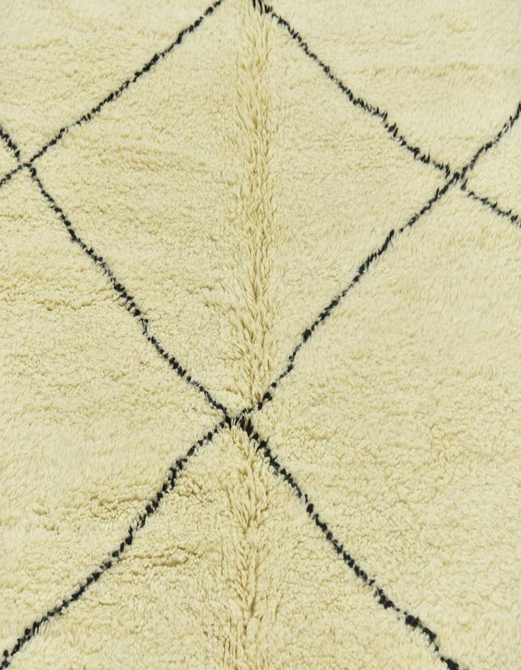 Detail image of 6' 5 x 10' 2  Hand Knotted Moroccan Wool Rug