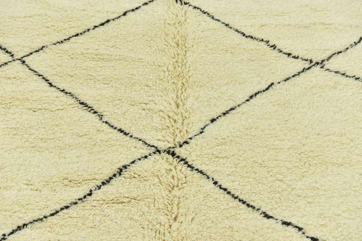 6' 5 x 10' 2 Hand Knotted Moroccan Wool Rug
