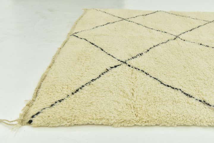 6' 5 x 10' 2 Hand Knotted Moroccan Wool Rug