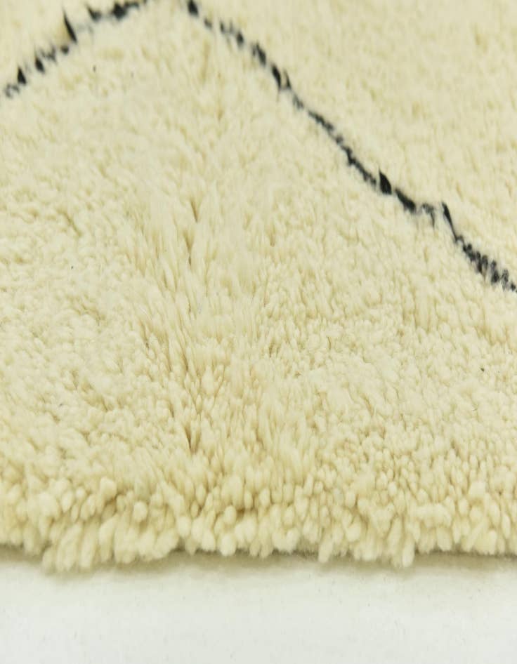 Detail image of 6' 5 x 10' 2  Hand Knotted Moroccan Wool Rug