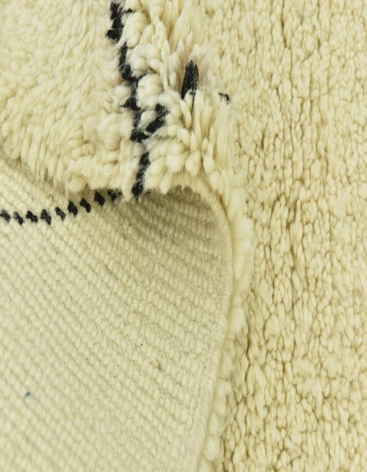 Detail image of 6' 5 x 10' 2  Hand Knotted Moroccan Wool Rug