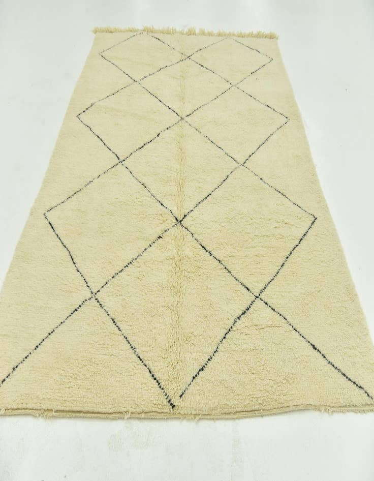 Detail image of 7' 1 x 9' 3  Hand Knotted Moroccan Wool Rug