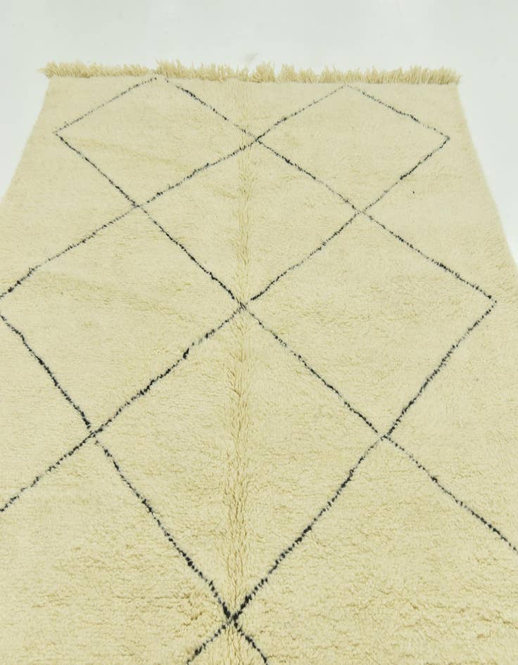 Detail image of 7' 1 x 9' 3  Hand Knotted Moroccan Wool Rug