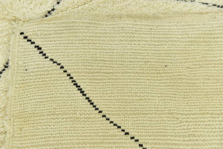 Detail image of 6' 10 x 10' 6 Hand Knotted Moroccan Wool Rug