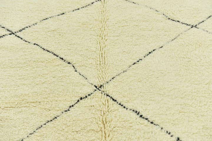 6' 10 x 10' 6 Hand Knotted Moroccan Wool Rug